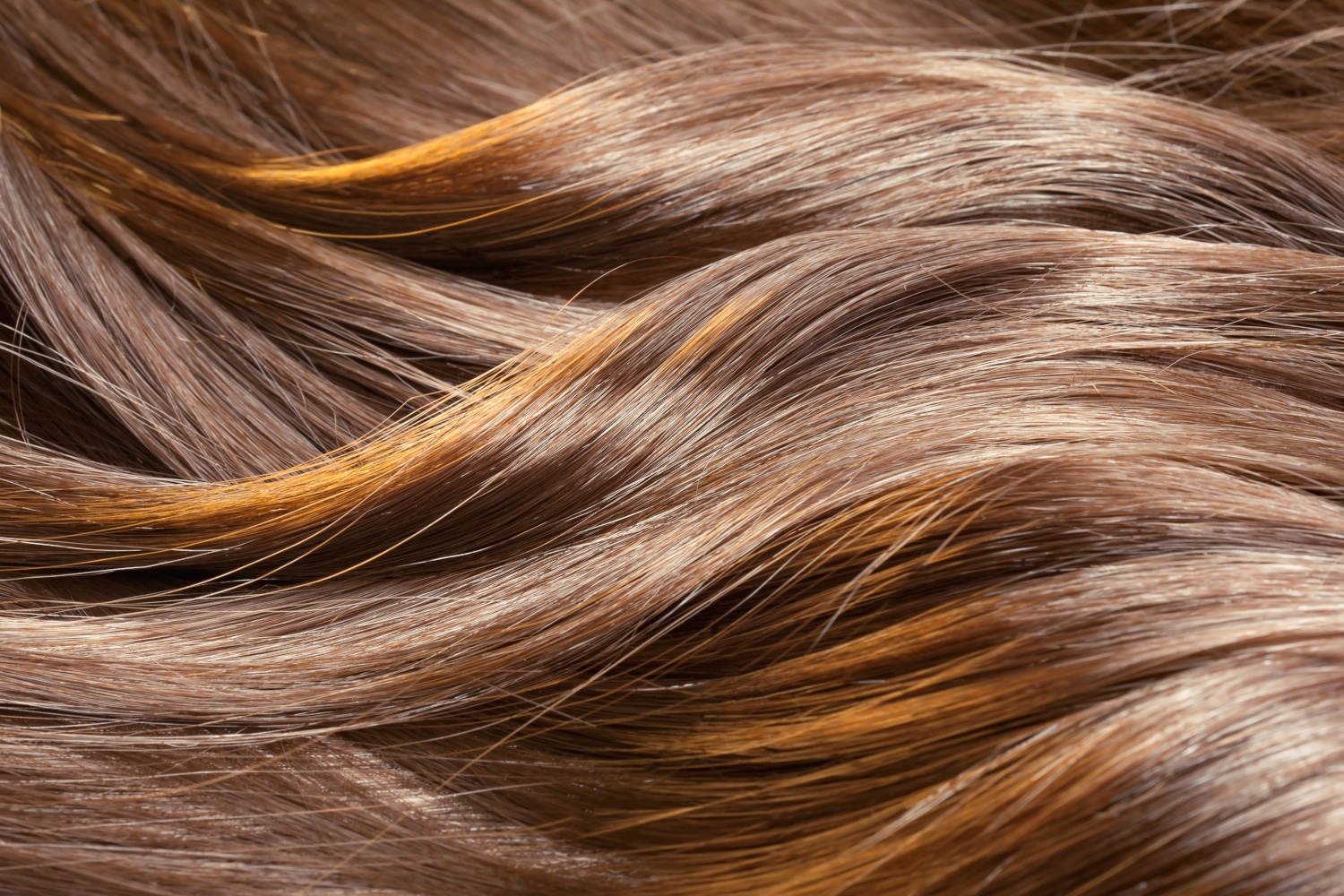 Aschbraune Haarfarbe