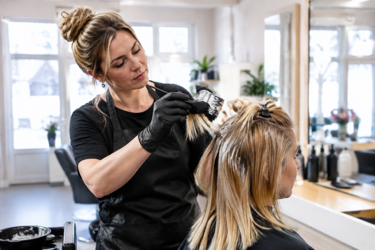 Haare färben beim Friseur: Was es kostet