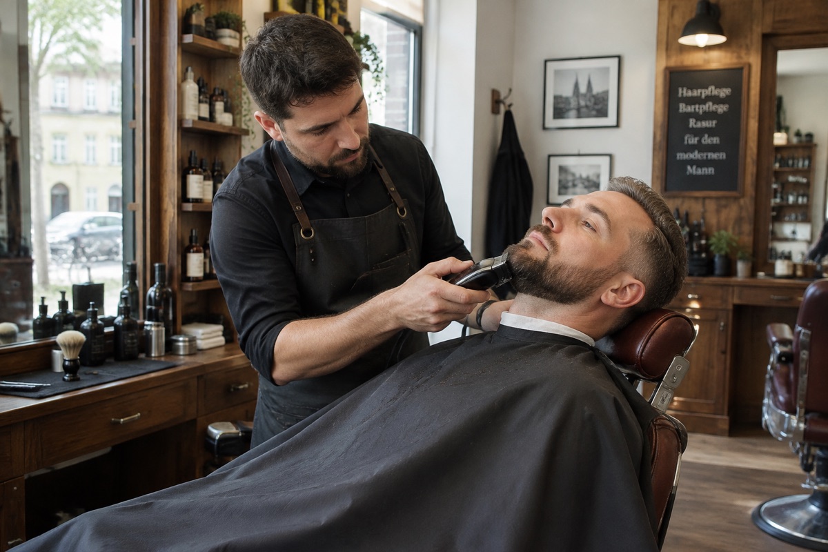 Friseur in Bruckbergerau Ost: Bartpflege im Barbershop (Symbolbild)