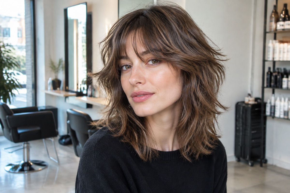Shag Cut: Zerzauste Stufen mit viel Bewegung